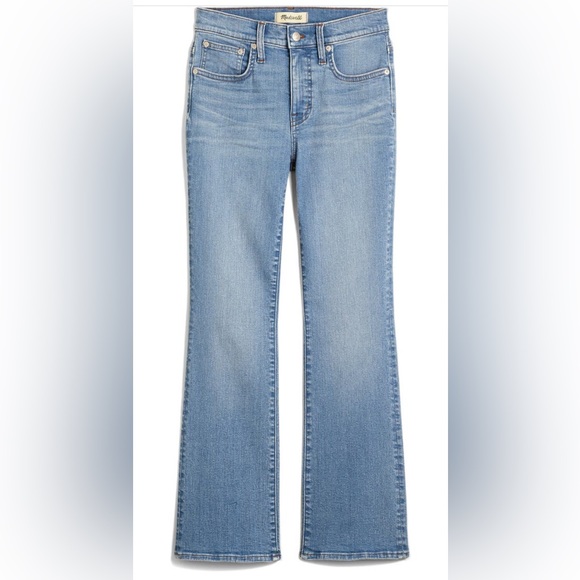 Madewell Kick Out Crop Mid Rise Jeans in Chabot - Picture 2 of 7